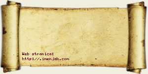 Mirjana Damjanov vizit kartica